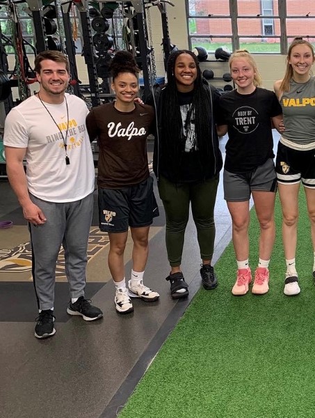 Doug Haugh coaching at Valparaiso University athletics